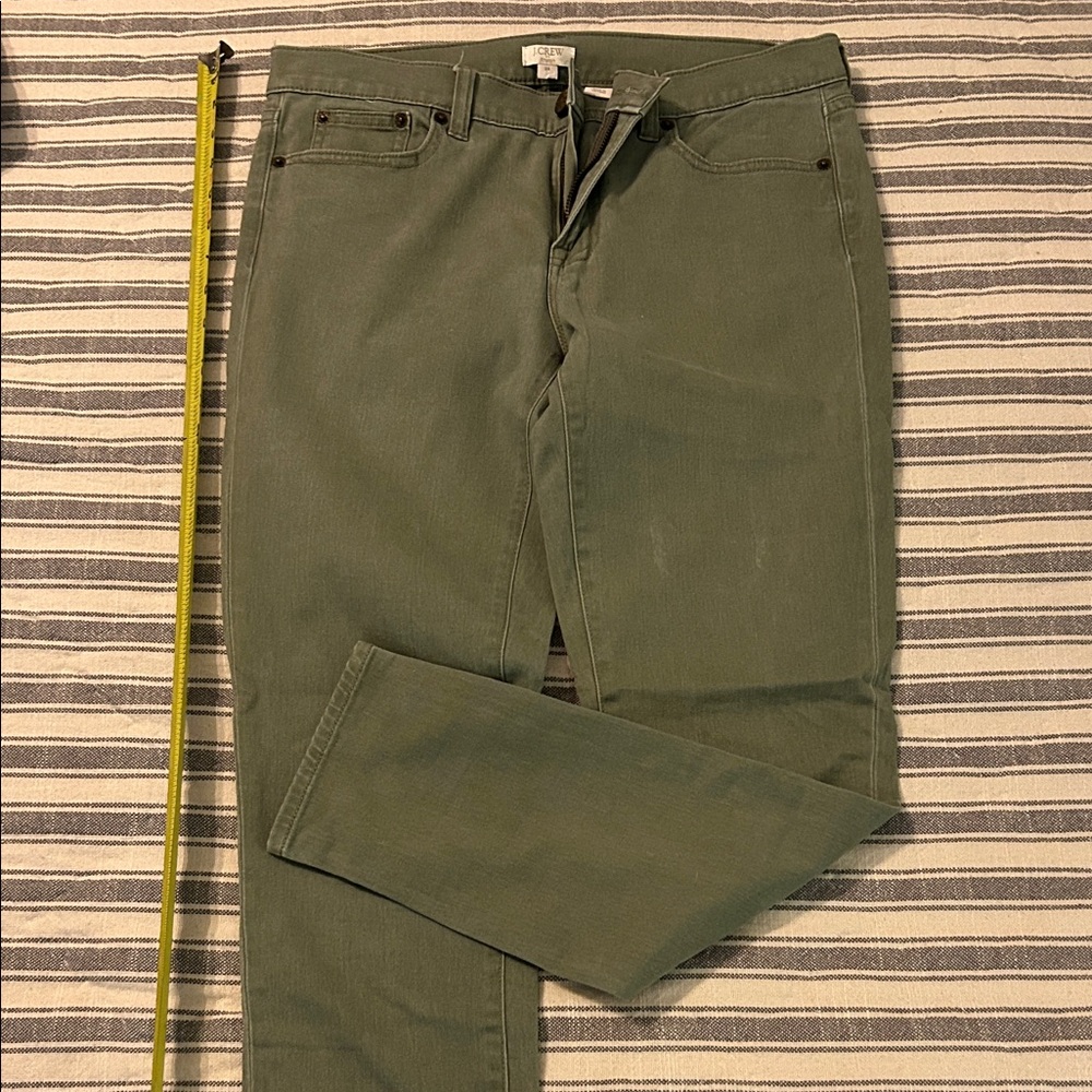 Jcrew skinny jeans Olive Green
